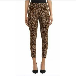 Time & Tru size 4 leopard print pants New